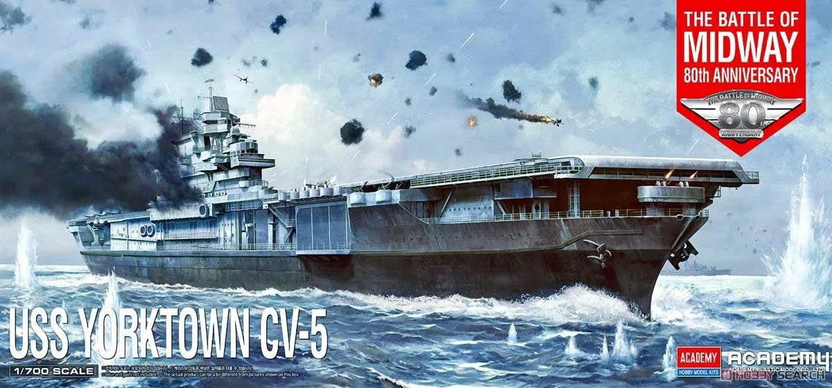 Academy 1/700 USS Yorktown CV-5 14229